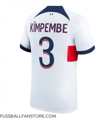 Paris Saint-Germain Presnel Kimpembe #3 Replik Auswärtstrikot 2023-24 Kurzarm